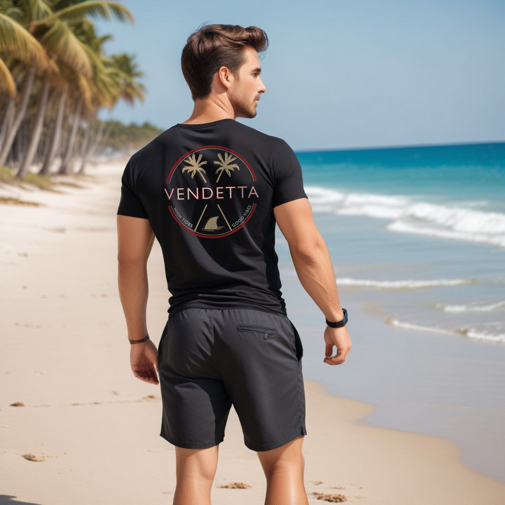 Vendetta Classic Tee - Heather Black