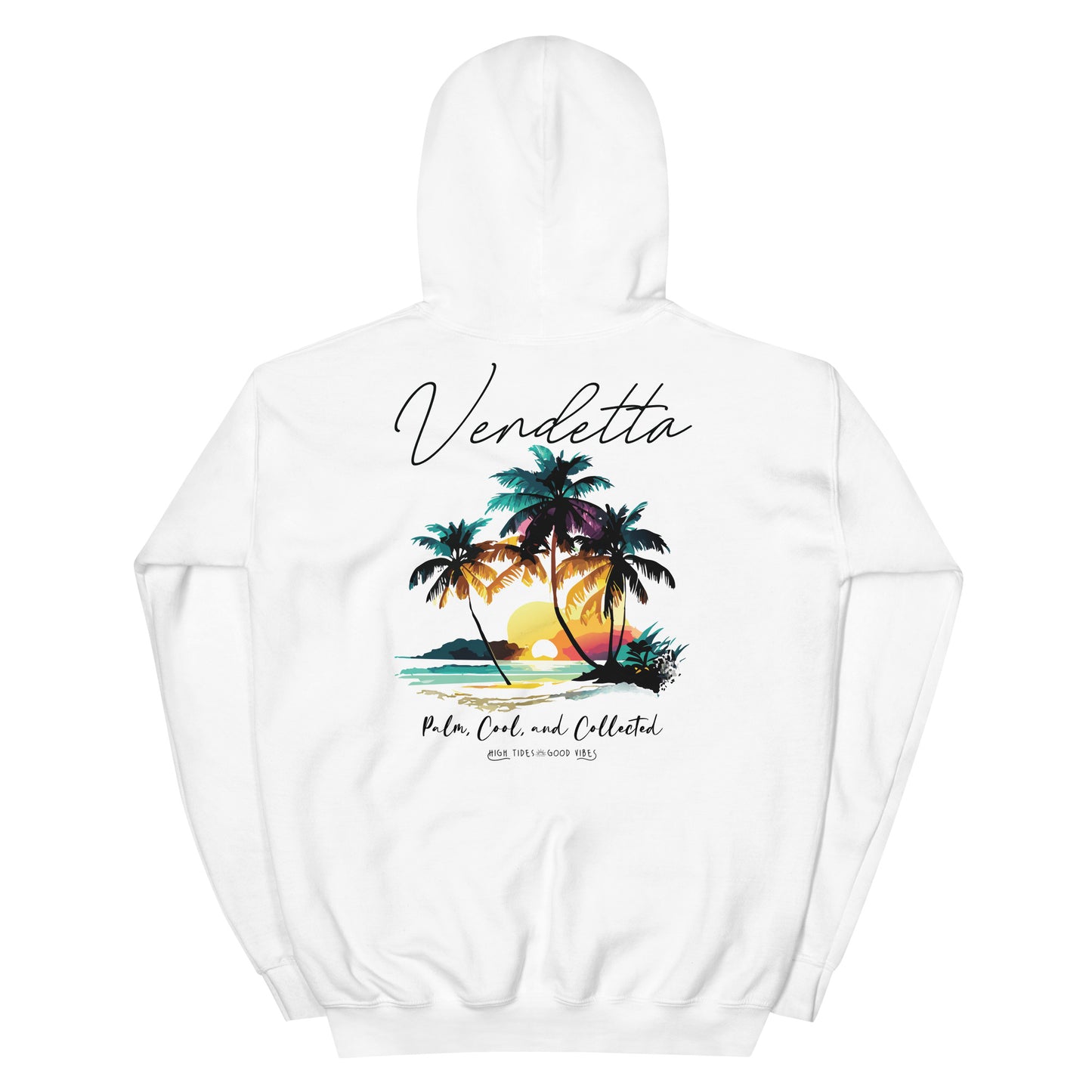 Palm, Cool, and Collected Beach Hoodie