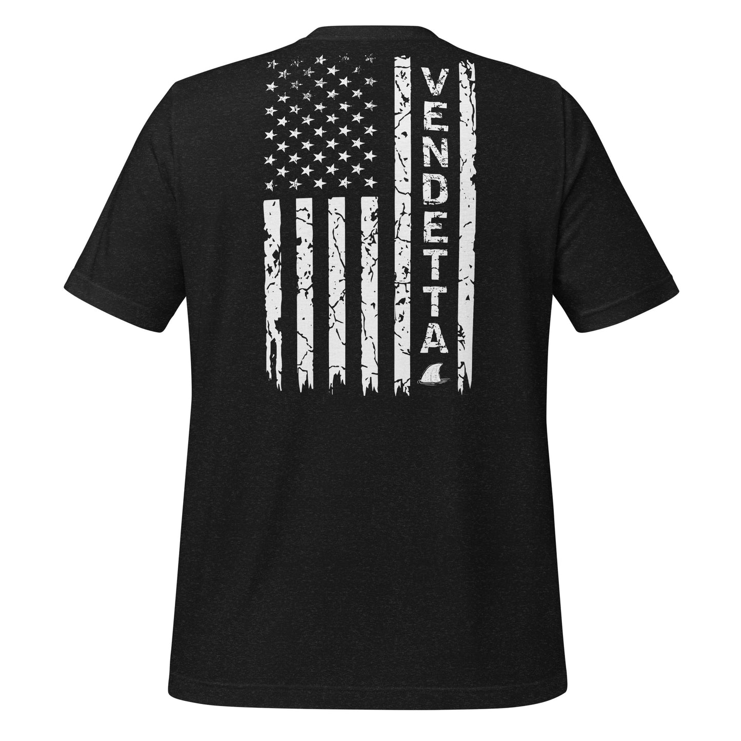 All American Vendetta Unisex Tee - Heather Black