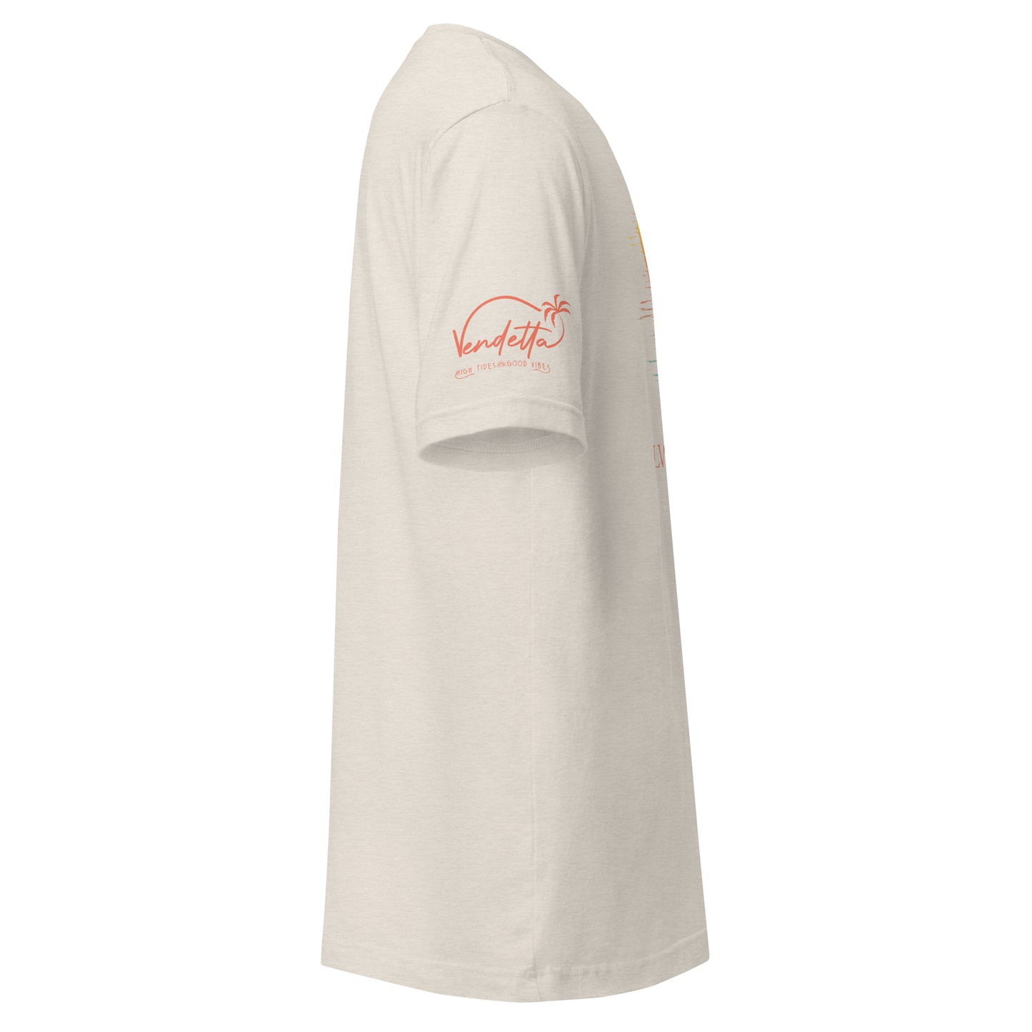 Salty Palms Tee - Natural