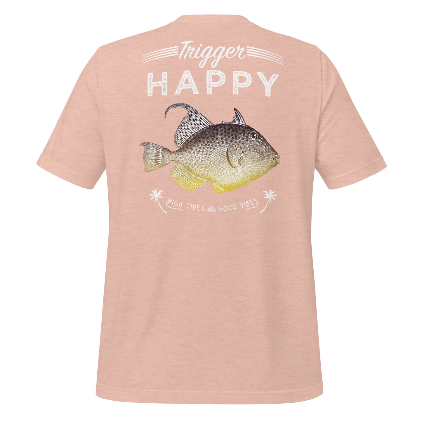 Trigger Happy Tee - Heather Prism Peach