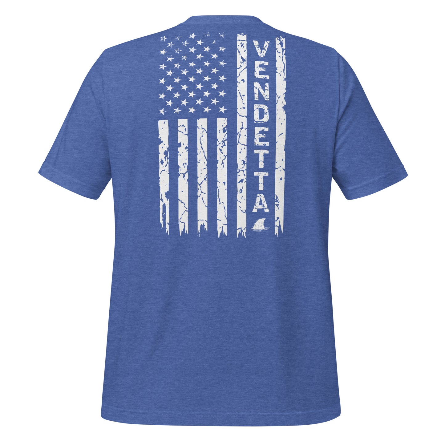 All American Vendetta Unisex Tee - Heather True Royal