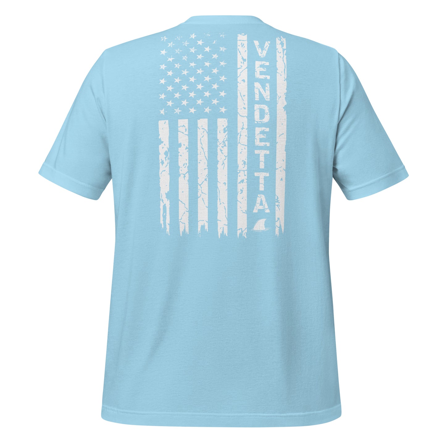 All American Vendetta Unisex Tee - Ocean Blue