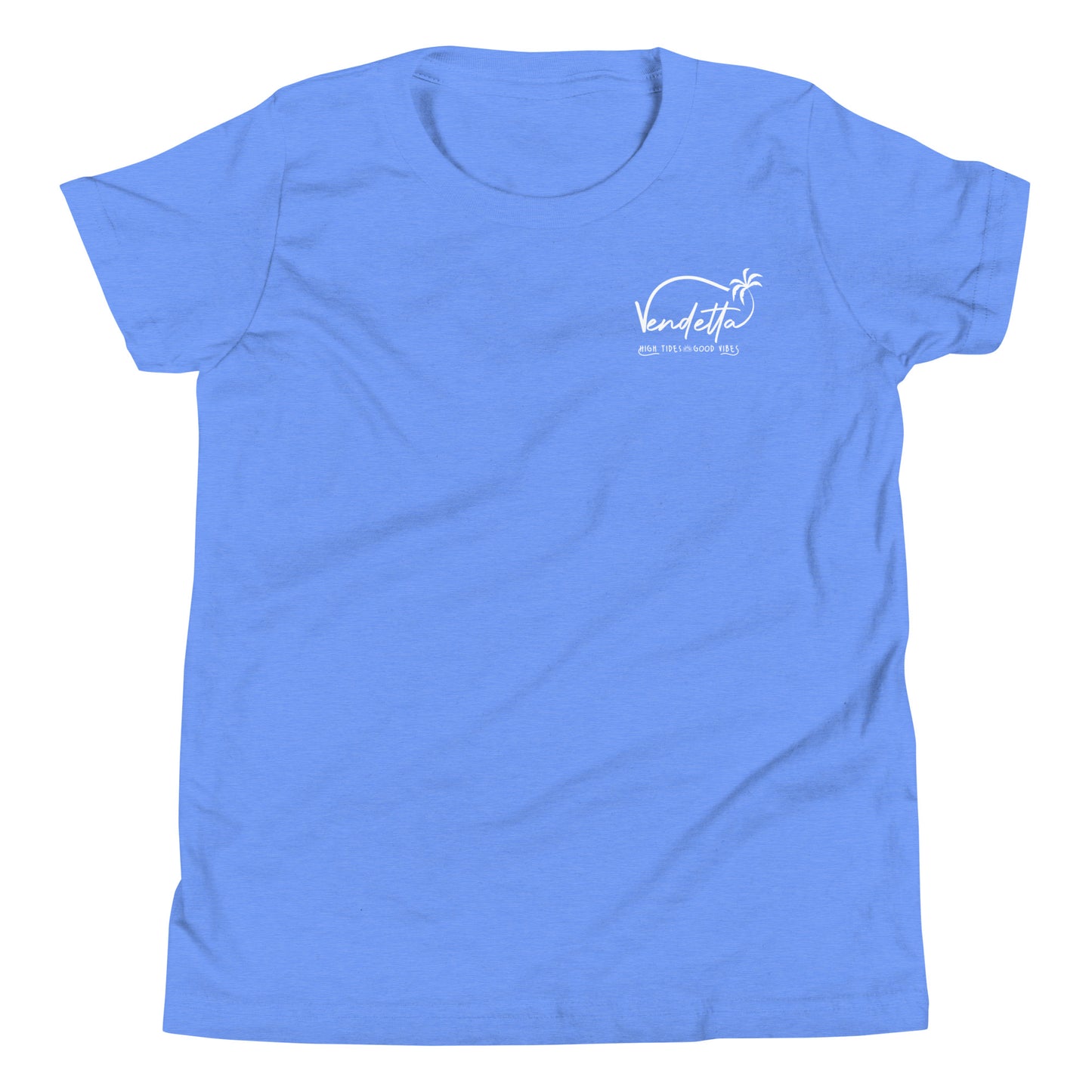 Youth Forever Stoked T-Shirt - Heather Columbia Blue