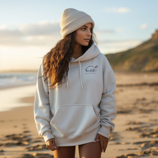 Palm, Cool, and Collected Beach Hoodie