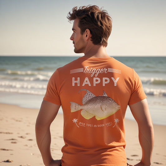 Trigger Happy Tee - Heather Orange