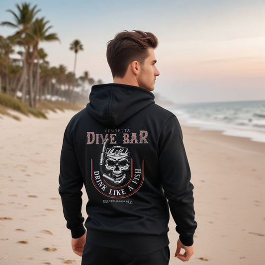 Vendetta Dive Bar Zip Up Hoodie