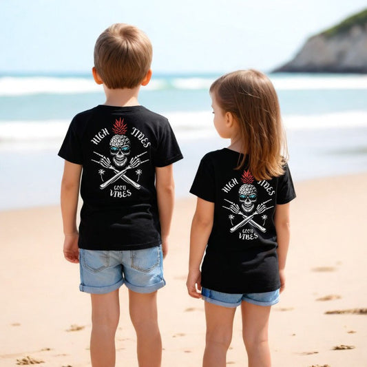 Youth Punk Pineapple T-Shirt - Black