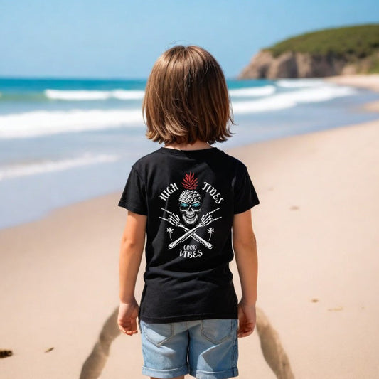 Youth Punk Pineapple T-Shirt - Black
