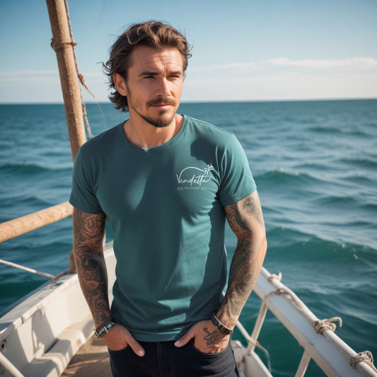 Trigger Happy Tee - Heather Deep Teal