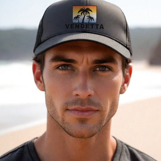 Vendetta Sunset Snapback Trucker Hat