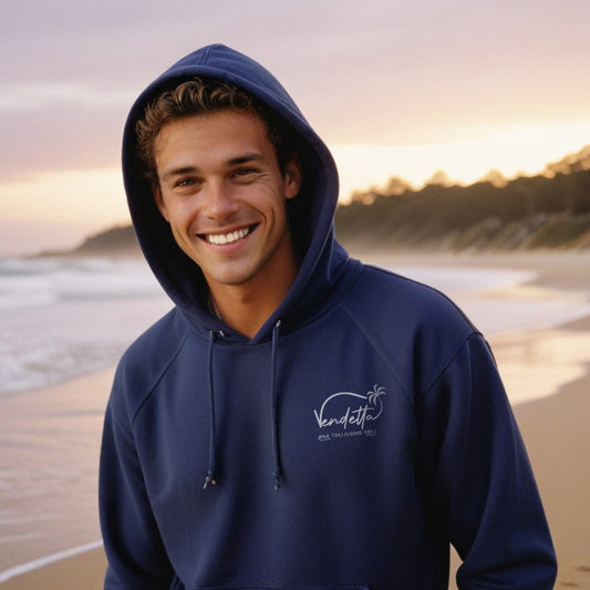 All American Vendetta Unisex Hoodie - Navy