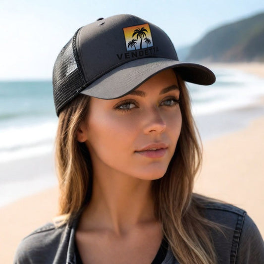 Vendetta Sunset Snapback Trucker Hat
